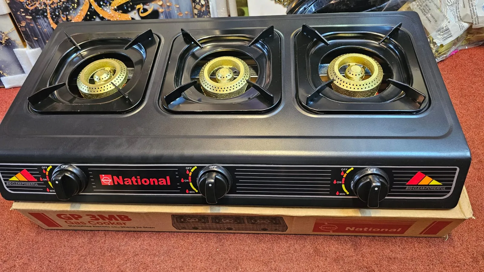 Natured NATIONAL 3 Burner Gas cooker