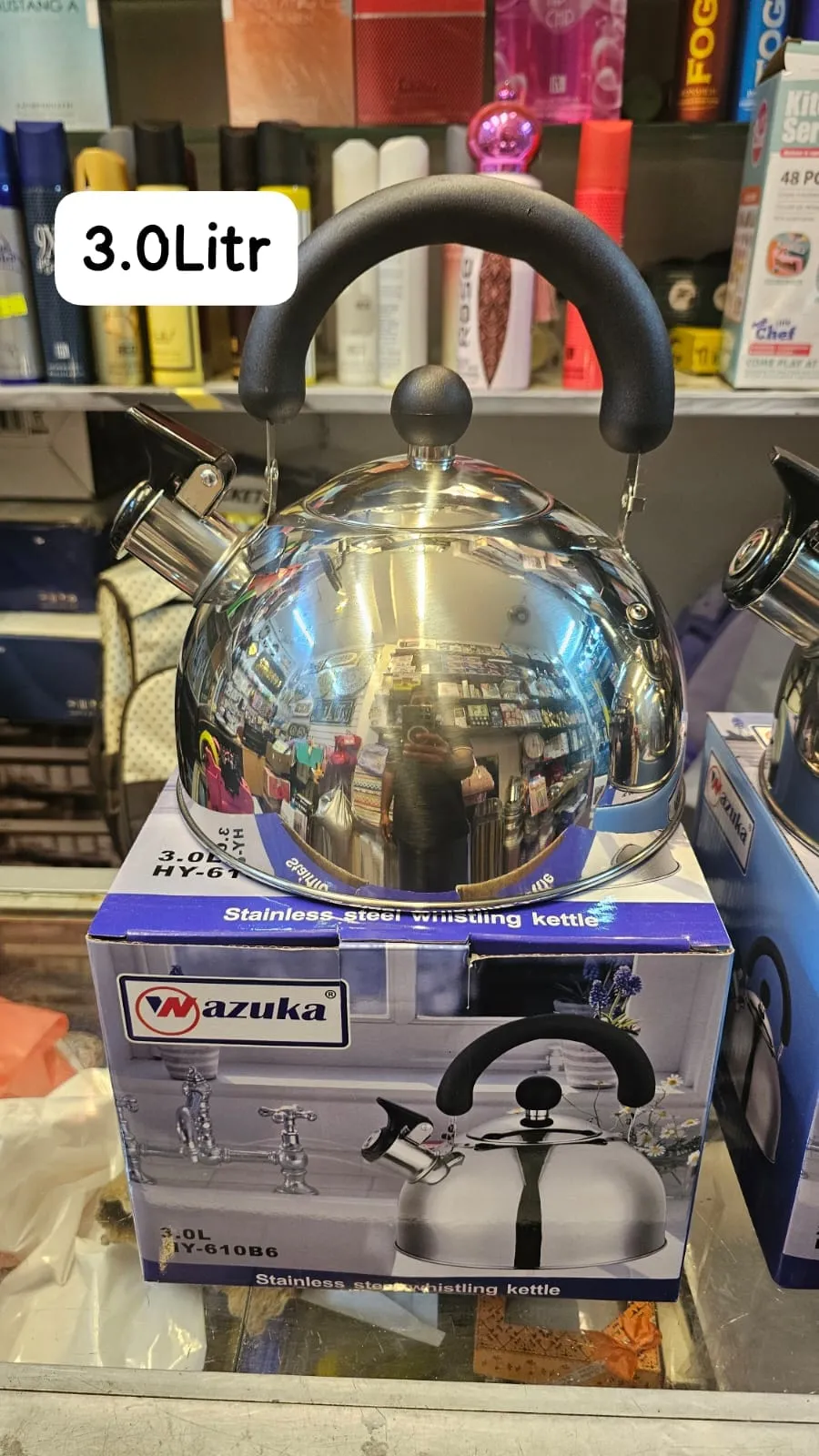 Wazuka Whistling Kettle   3Litr